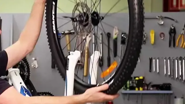 How to Install a Front Wheel with Disc Brakes
