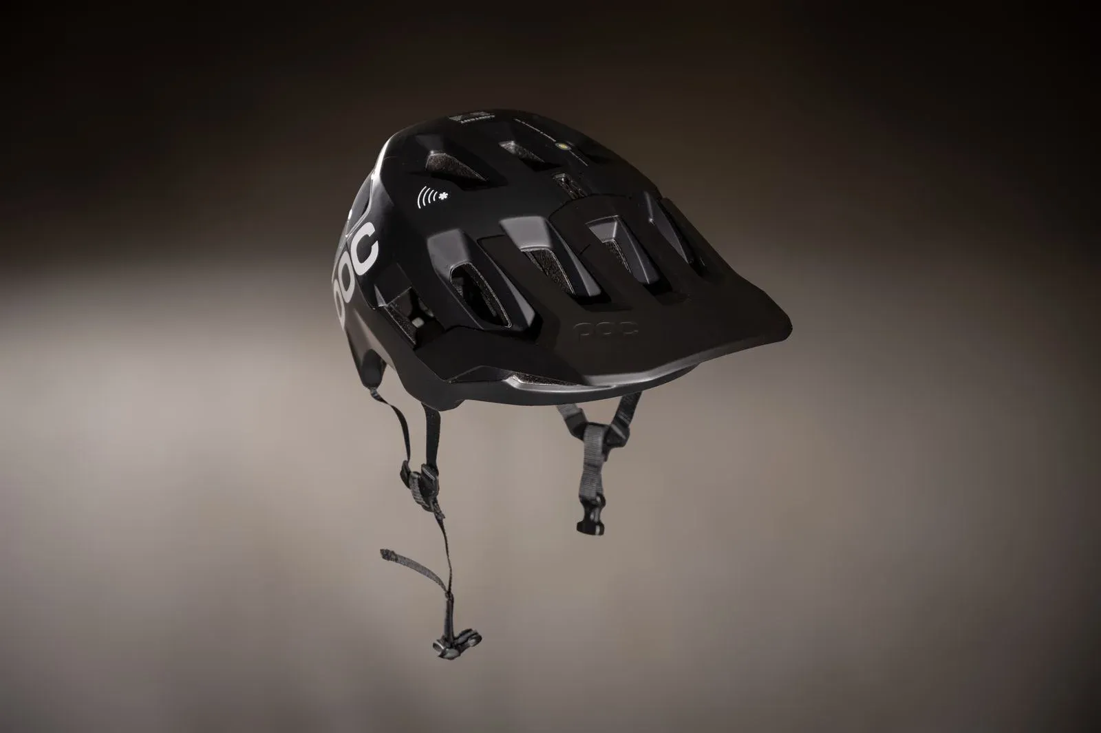 Black bicycle helmet