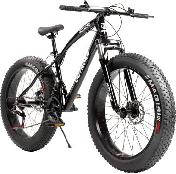 Outroad Fat Tire Mountain Bike 26 Inch