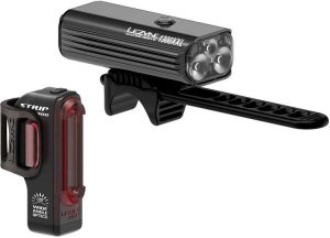 LEZYNE Macro Drive 1300XXL & Strip Drive Pro Bicycle Light Set